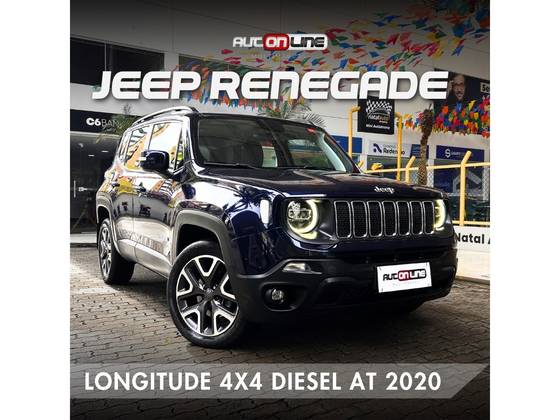 JEEP RENEGADE 2.0 16V TURBO DIESEL LONGITUDE 4P 4X4 AUTOMÁTICO